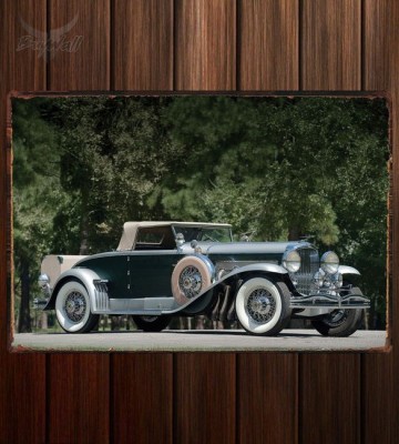 Металлическая табличка Duesenberg J Convertible Coupe SWB by Murphy